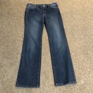 Michael Kors blue jeans stitching